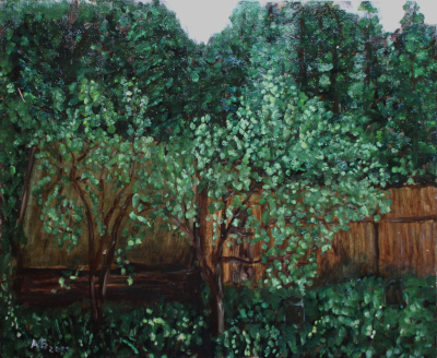Evening Garden - 2 Painting by Alexey Beregovoy