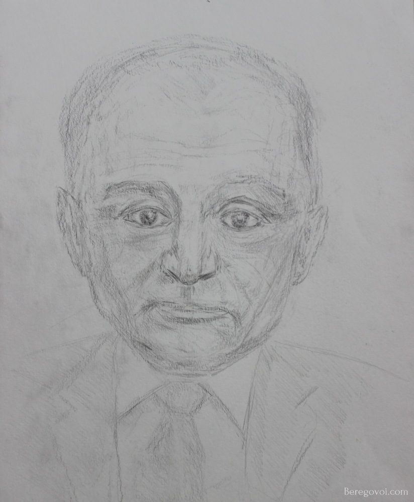 Politician Drawing by Alexey Beregovoy