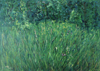 Meadow in June Painting by Alexey Beregovoy