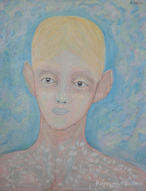 Someone with Long Ears Painting by Alexey Beregovoy