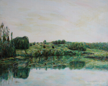 Chusovaya River  Painting by Alexey Beregovoy